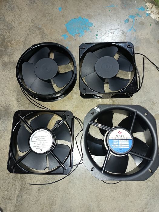 Вентиляторы осевые, нагнетательные..