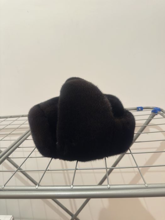 Норковая ушанка в отличном состояниии