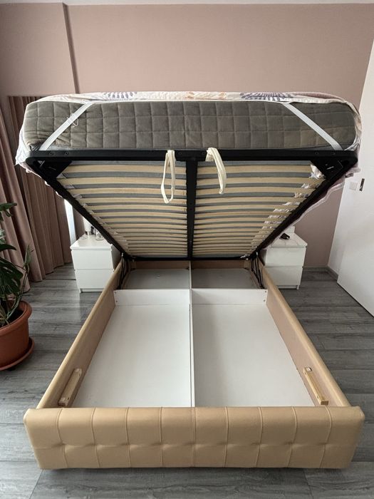 Pat 140x200 + saltea HOVAG (ikea)