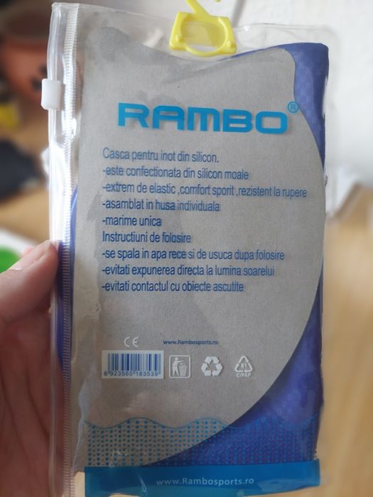 Cască pentru inot din silicon