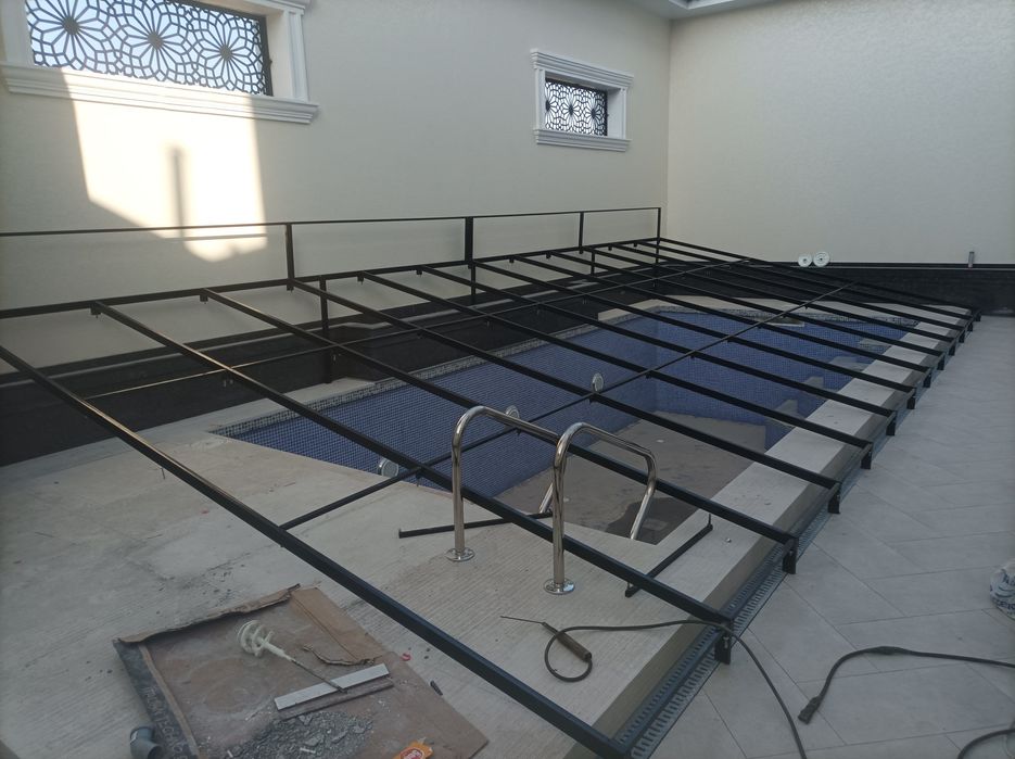 Банер вабаннер установка бассейн епамиз тент