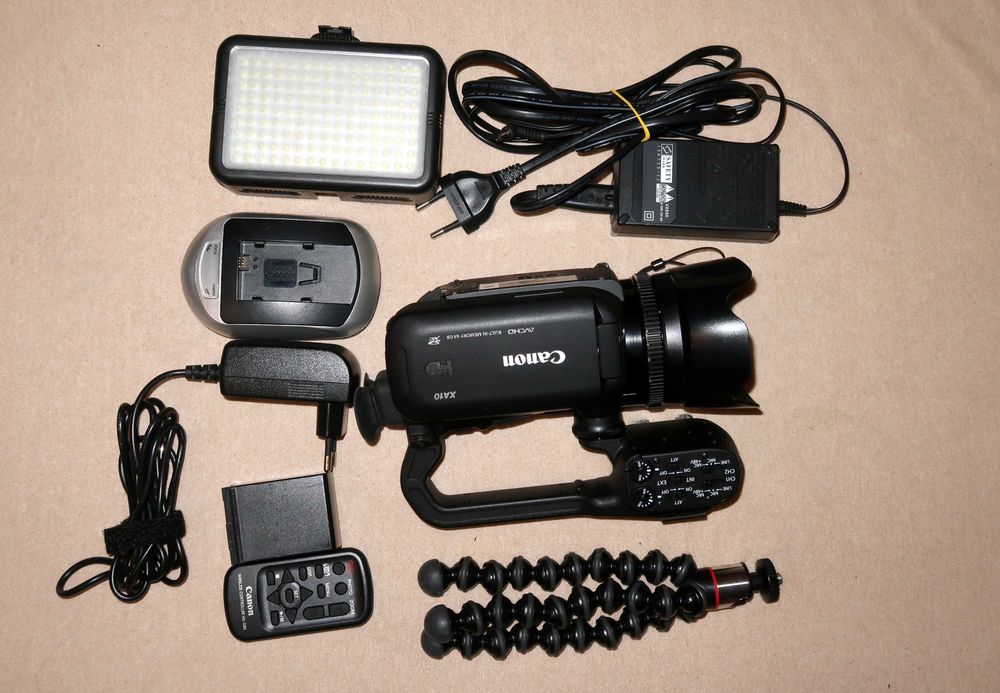 Camera video Canon XA 10 HD Memori64GB obiectiv 42,25-42,5 mm f/1-1,8