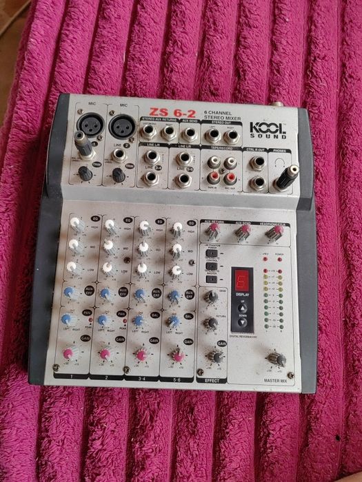 ZS 6-2 6 channel stereo mixer kool sound