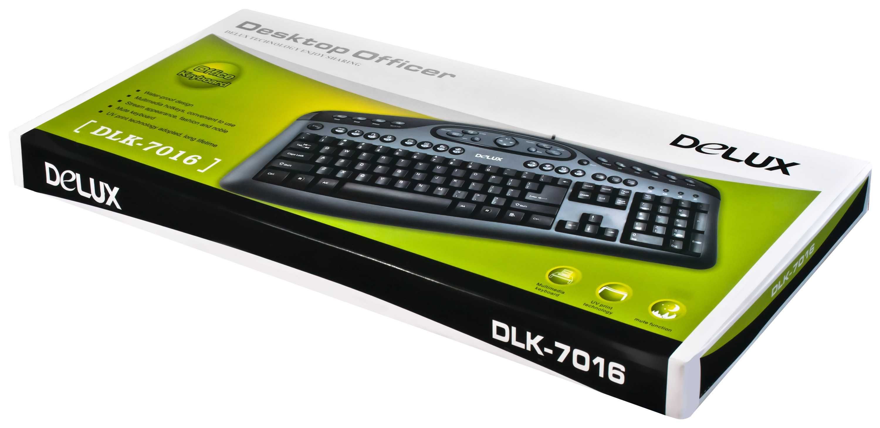 Клавиатура мультимедийная Delux DLK-7016