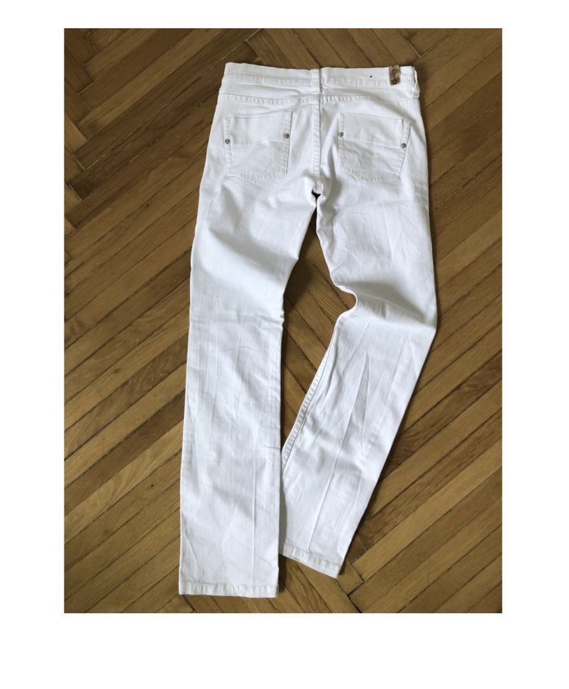 Pantaloni jeans alb Mango