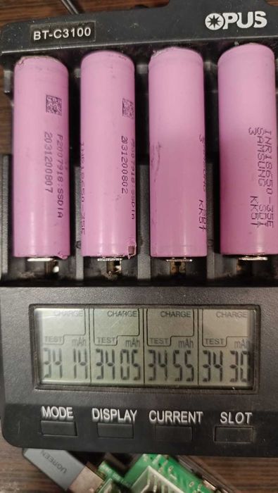 Celule 18650 litiu li-ion Samsung 35E, 3500 mAh, refurbish cu factura