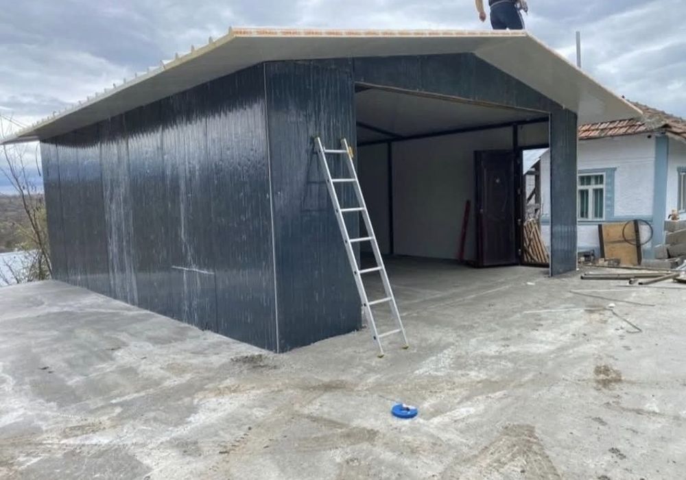 Vand construim garaje auto pe structura metalica