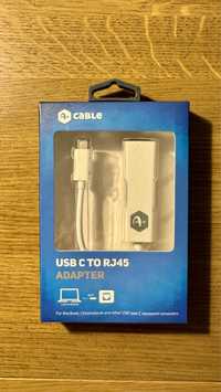 Adaptor USB C la RJ45 (Ethernet, LAN, Cablu Net/Internet)
