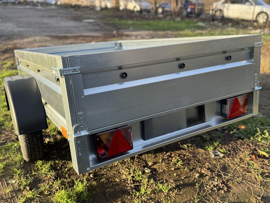 Remorca nouă 750 kg, dimensiuni 205x125 cm, pret promoțional!!