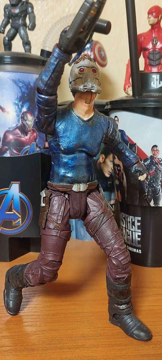 Marvel select starlord action figure, guardians if the galaxy
