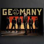 Голям оригинален плакат на Rammstein в рамка със стъкло