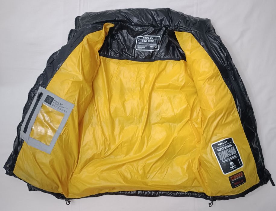 Replay Down Puffer Jacket оригинално пухено яке M черна пухенка