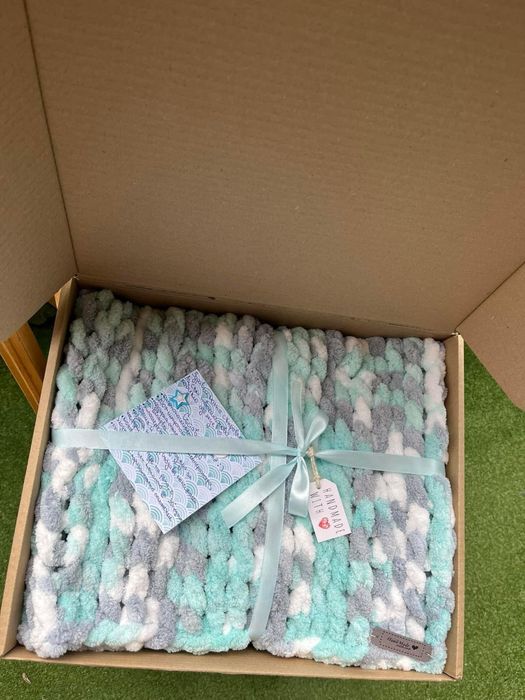 Бебешки одеяла от прежда Ализе Пуфи