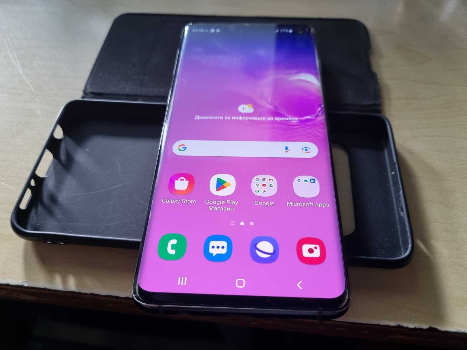 Samsung s10 dual sim 8gb ram 128 rom много запазен