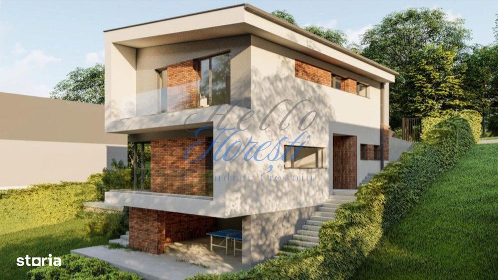 Casa unifamiliala, 170 mp+ 600 mp teren, sat Popesti