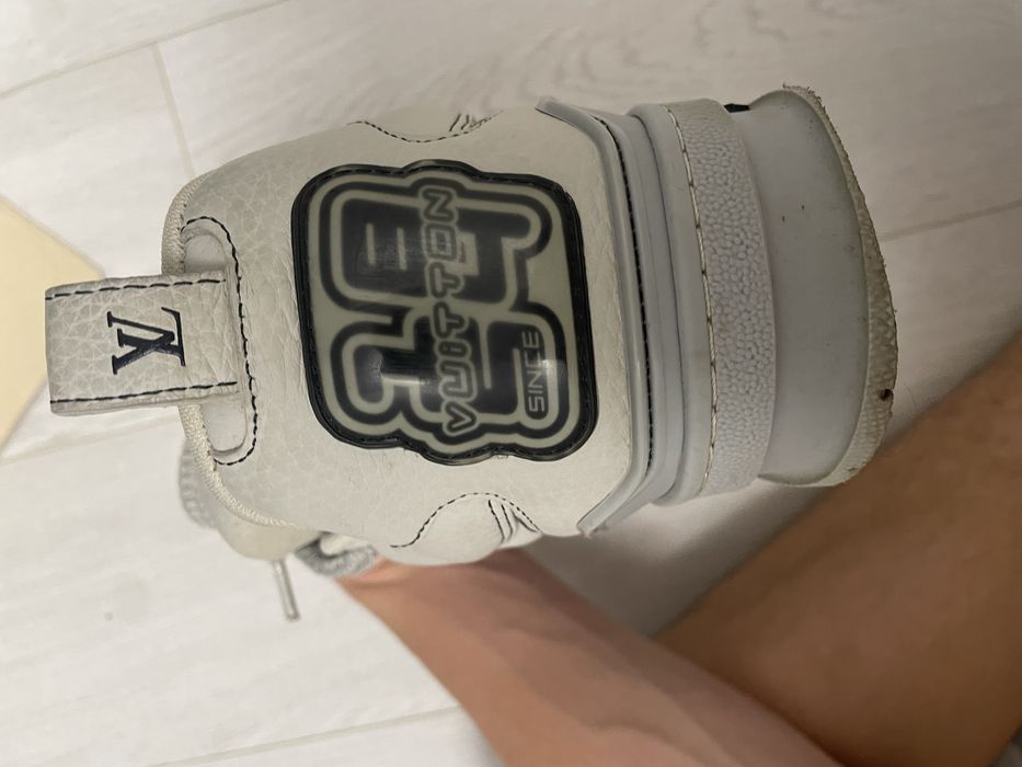 Louis Vuitton skate v2 gri piele