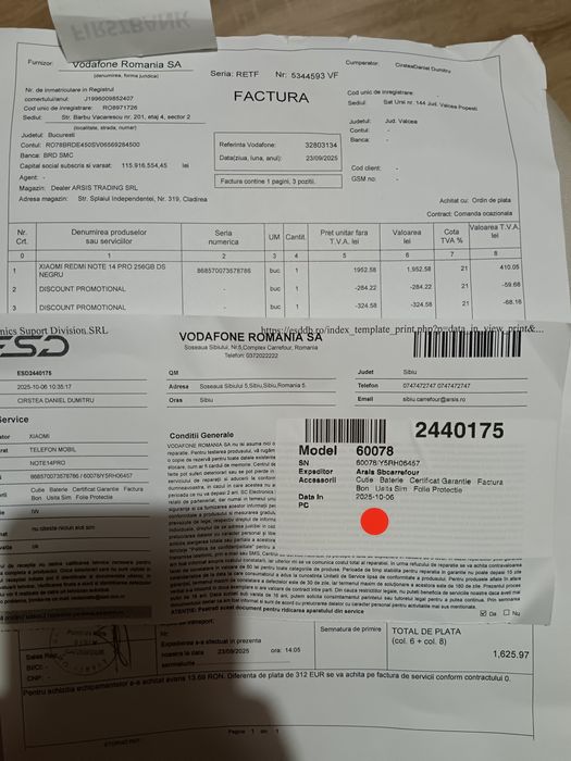 Redmi Note 14 Pro | 5 G | Nou! SIGILAT