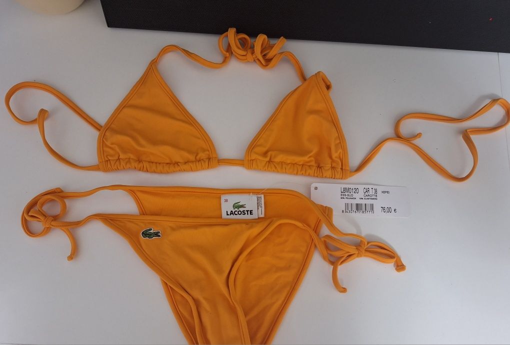 Costum baie Lacoste original nou cu etichetă