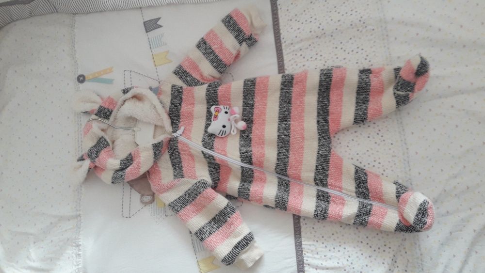 Бебешки космонавт за новородено 0-6 м