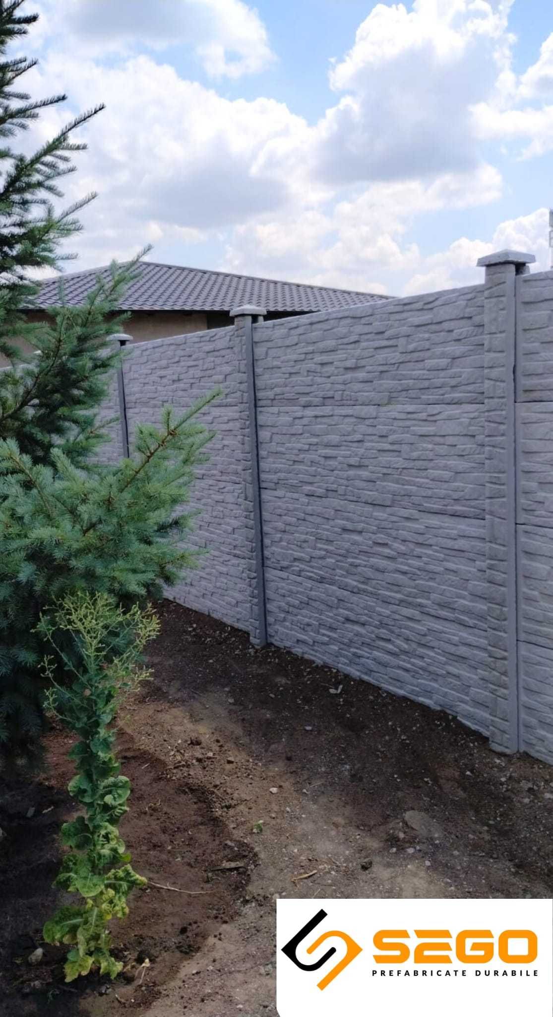 Gard din placi beton Producator SEGO