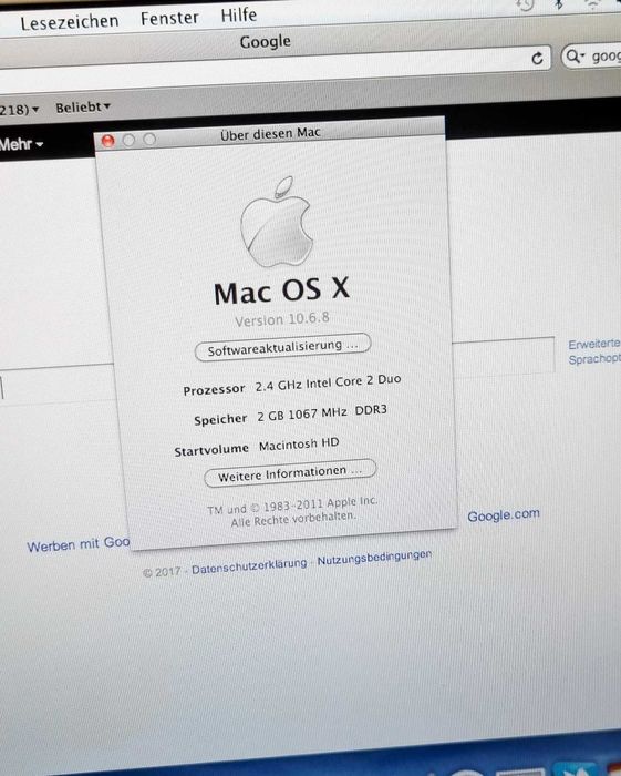 Laptop core2duo - Macbook A1342 - functional-instalat