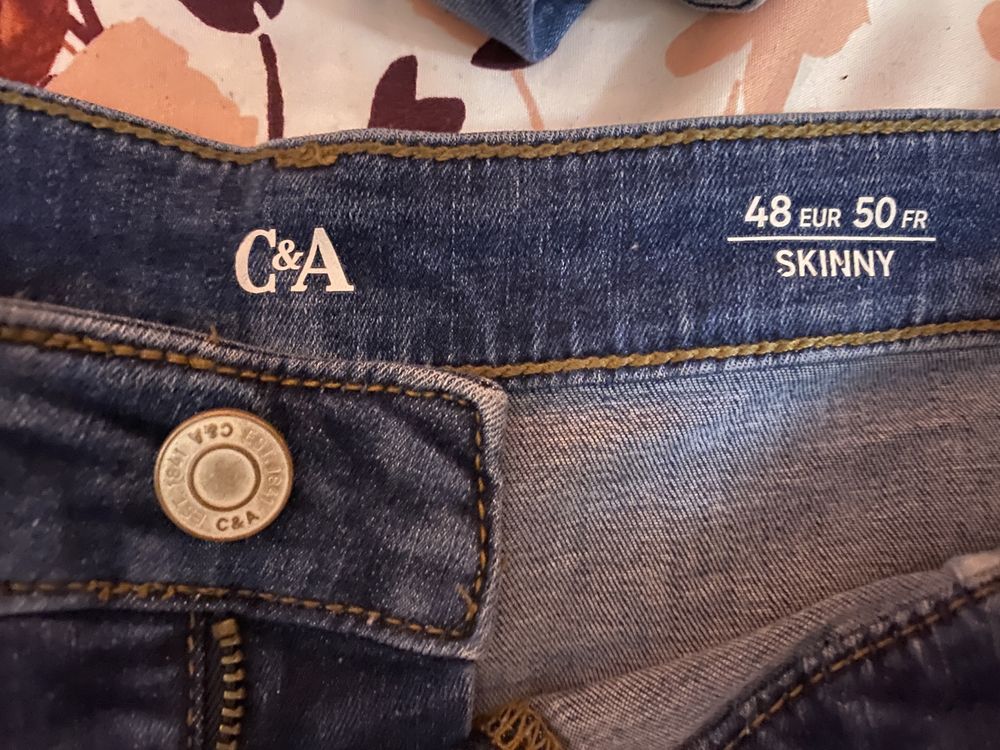 Blugi C&A Skinny mărimea 48