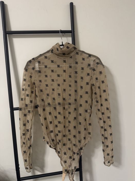 Боди FENDI  nude