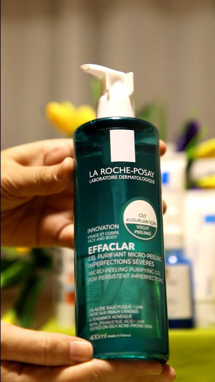 La Roche Posay Effaclar MIKRO PEELING TOZALOVCHI GEL (400ml)  Fransiya