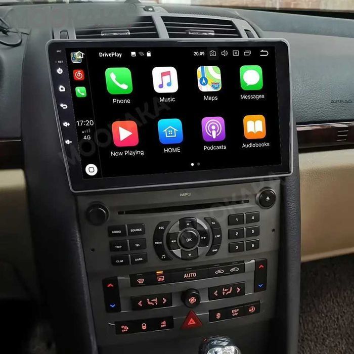 Navigatie cu Android Peugeot 407- Wifi Bluetooth Carplay USB 1-8GB