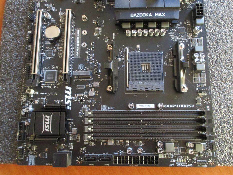 Дънна платка MSI B450M BAZOOKA MAX WIFI, сокет АМ4