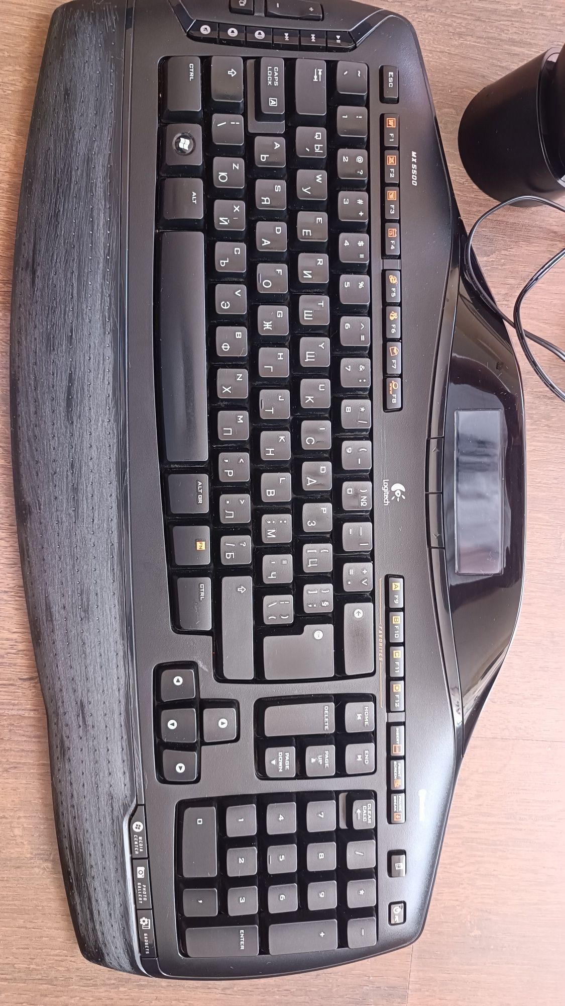 Logitech MX 5500 комплект (клавиатура + мишка) – за части