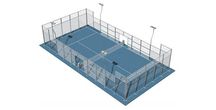 Строительство падл теннисных кортов под ключ