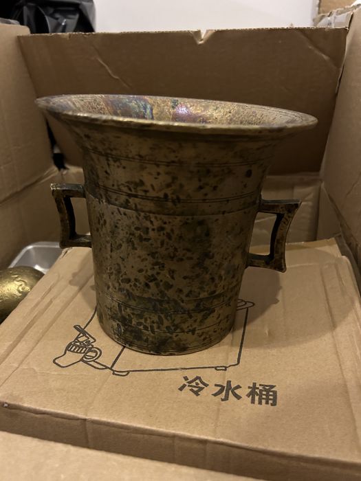 Mojar Bronz/Alama - cu pistili. Lucrate manual