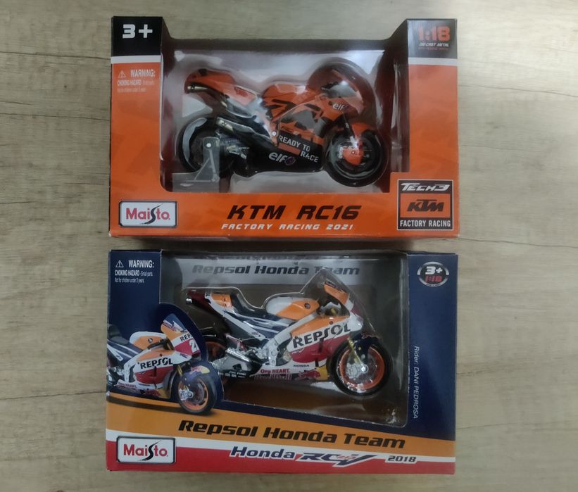 Machete Maisto Motogp Honda, Ktm