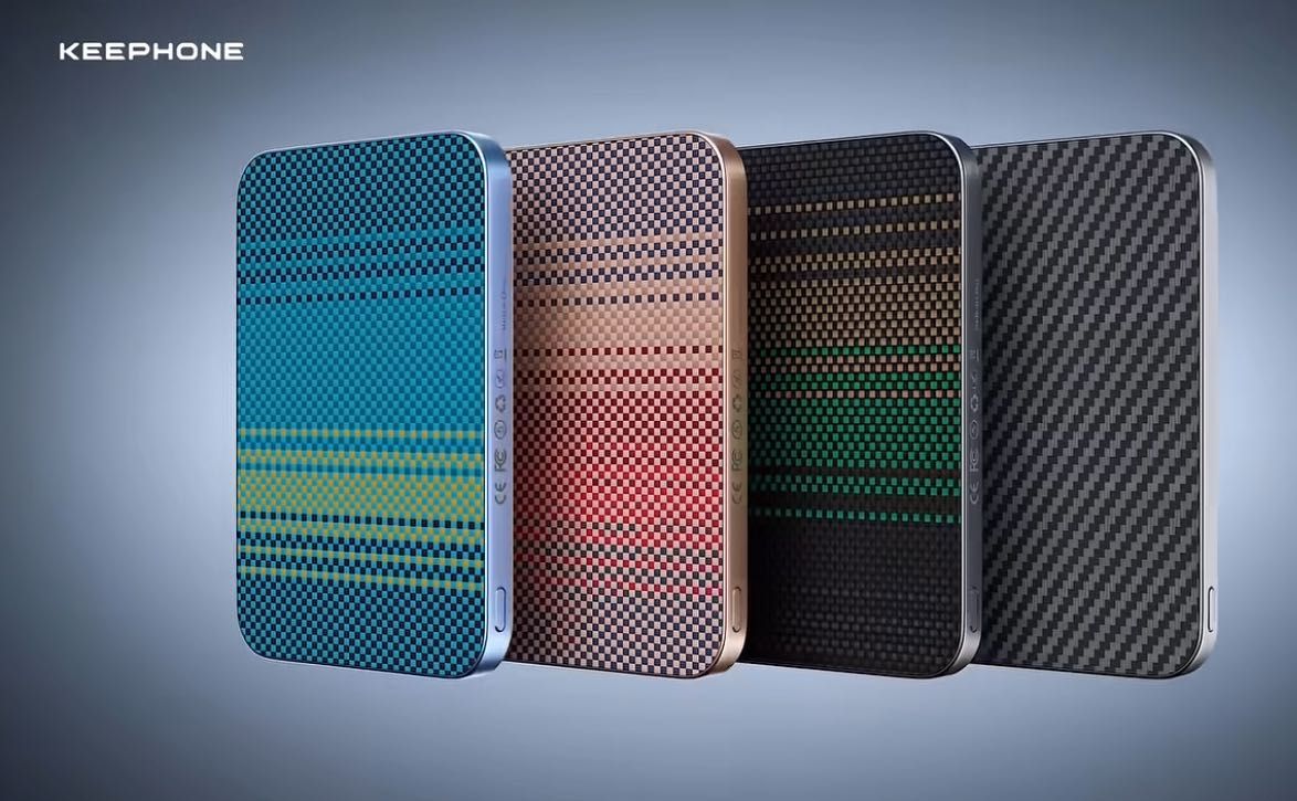 Keephone Brendy 5000 mAh — стильный original carbon power bank