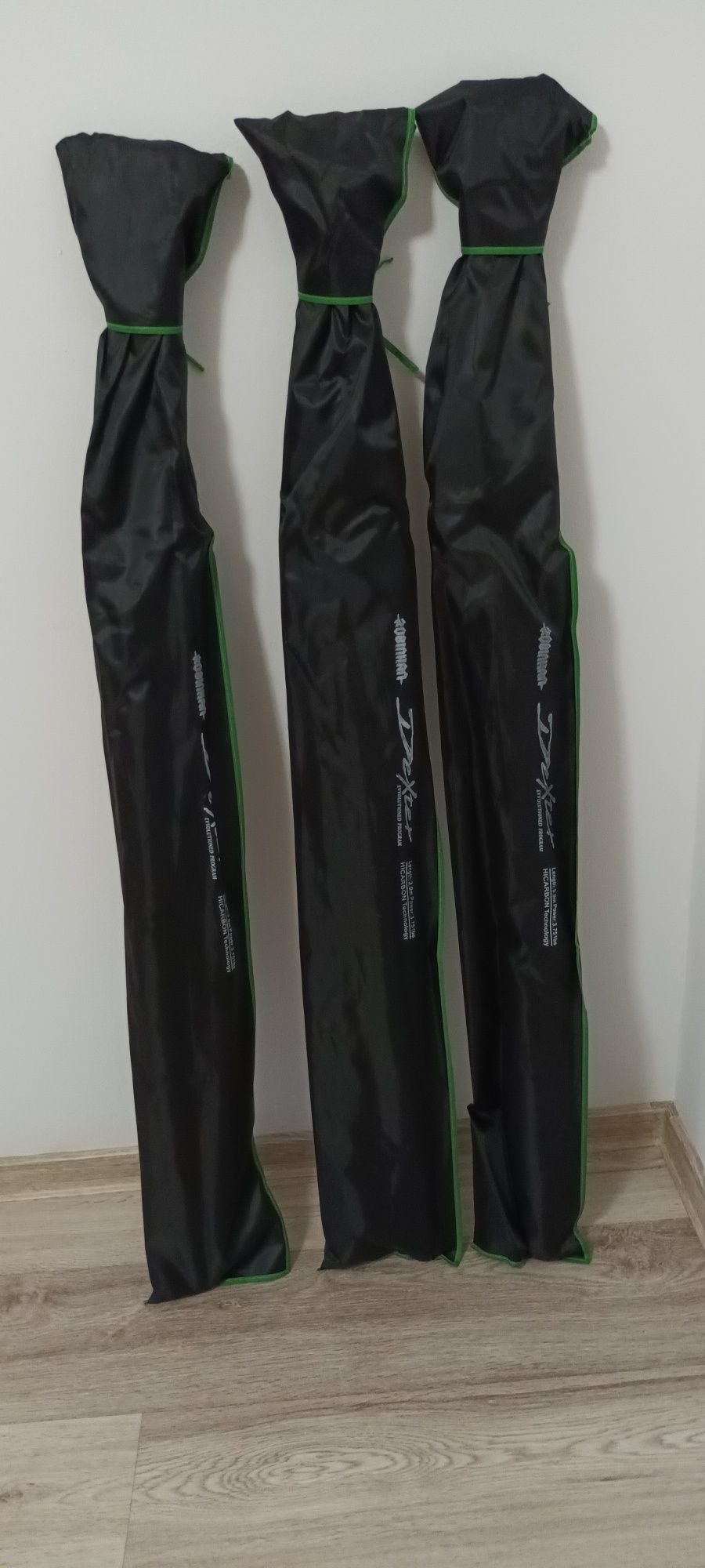 Set 3 Lansete Crap Robinhan Dexter 3.9m 3.75 LBS Carbon %