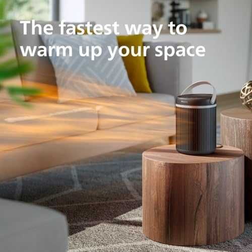 Нова Смарт вентилаторна печка Philips 3000 45° обхват, 5 защити, 2000W