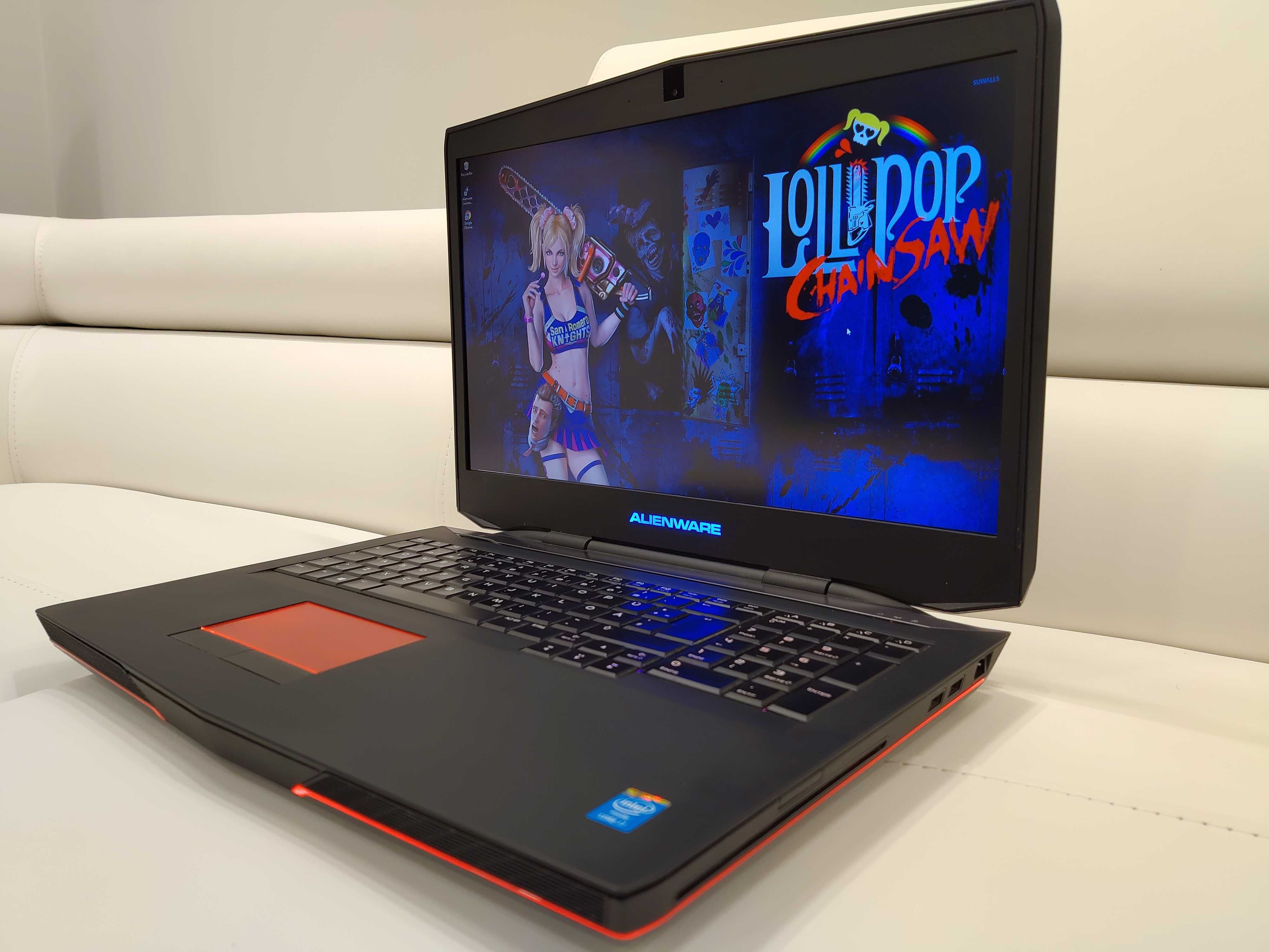 Laptop gaming ALIENWARE ,intel core i7-quad- ,video 6 GB gtx ,17,3 fhd