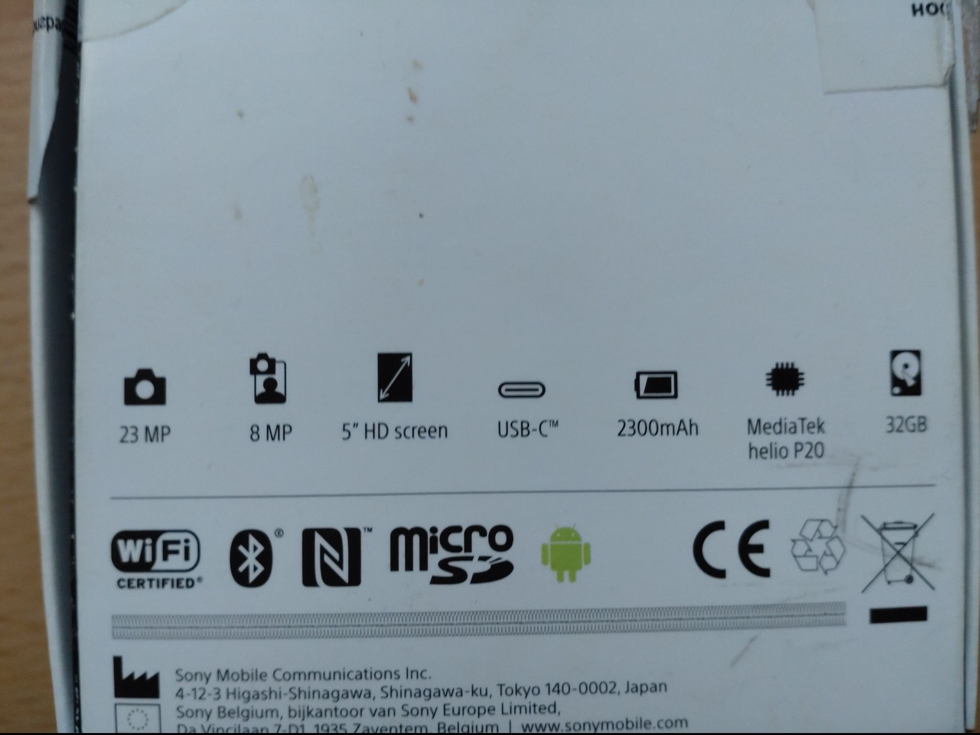 Sony Xperia XA1 G3121