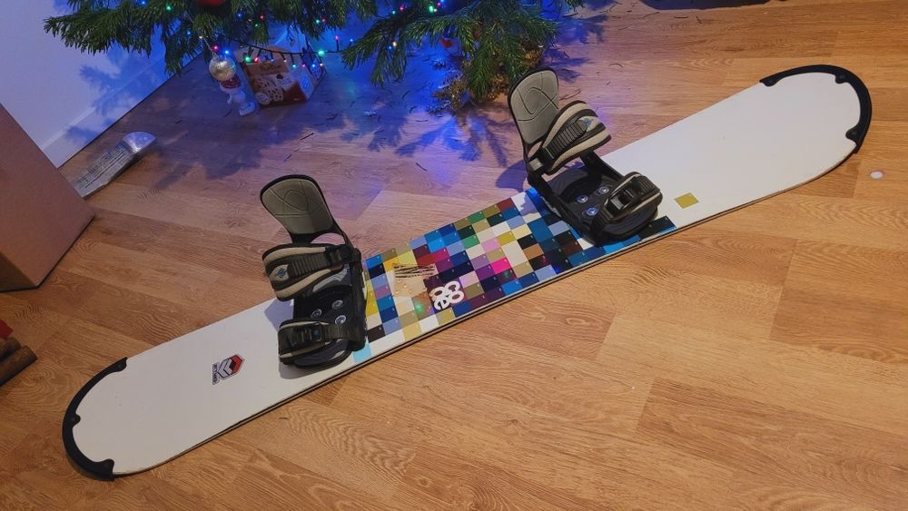 Placa snowboard FTWO 145 cu legături Salomon