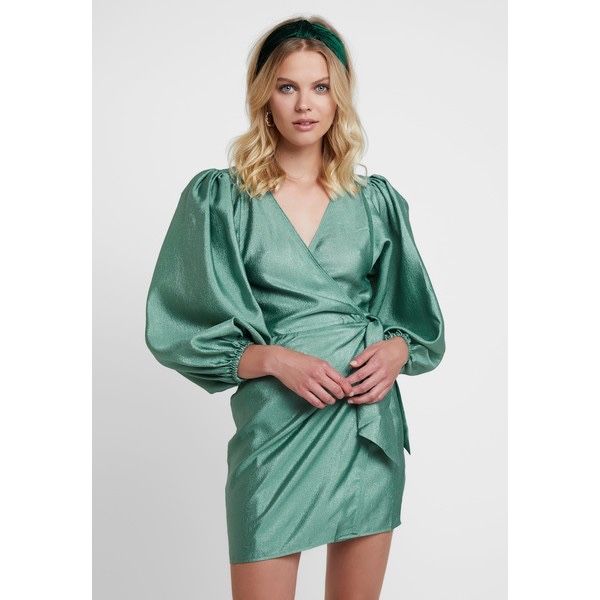 Тюркоазена къса рокля Samsoe&Samsoe