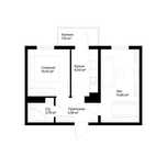 2-xonali xonadonlar | 2-комн. квартиры ЖК Assalom Sohil - Golden House