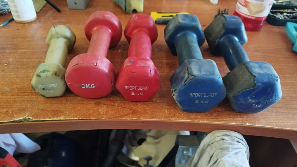 Гирички по 1кг, 2кг, 3кг - фитнес дъмбели