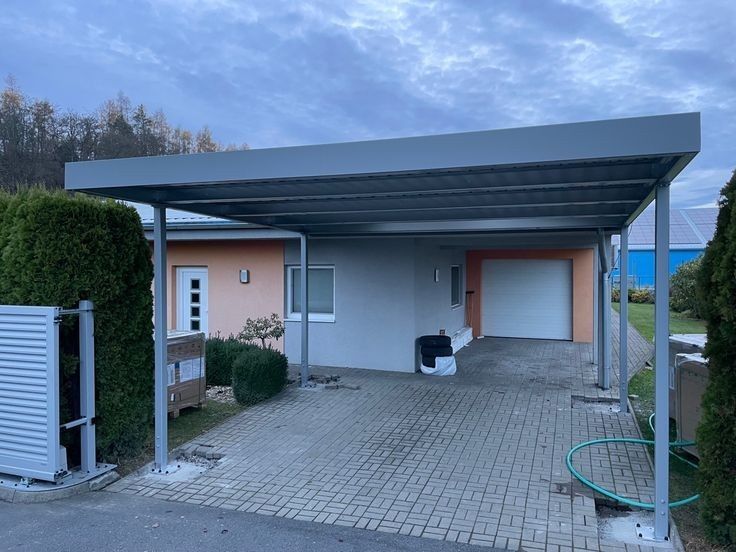 Carpot Auto pe structura metalica Terase