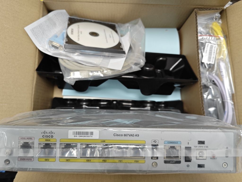 Cisco 867VAE-K9 Чисто нов!