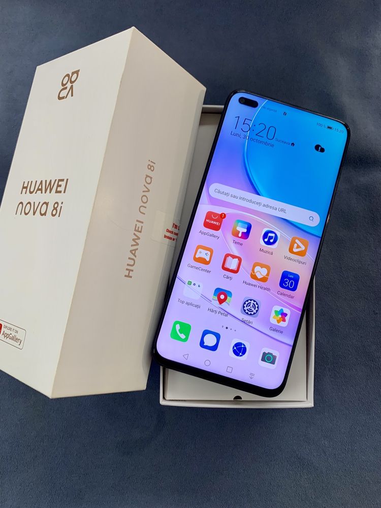 Huawei Nova 8i , 6 Gb Ram , 128 Gb , Black , Dual , Impecabil