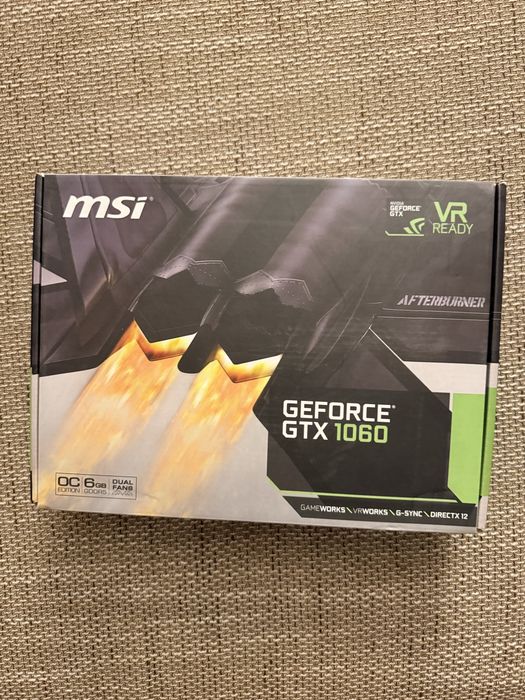 MSI GeForce GTX 1060 6GB Dual Fan OC Edition