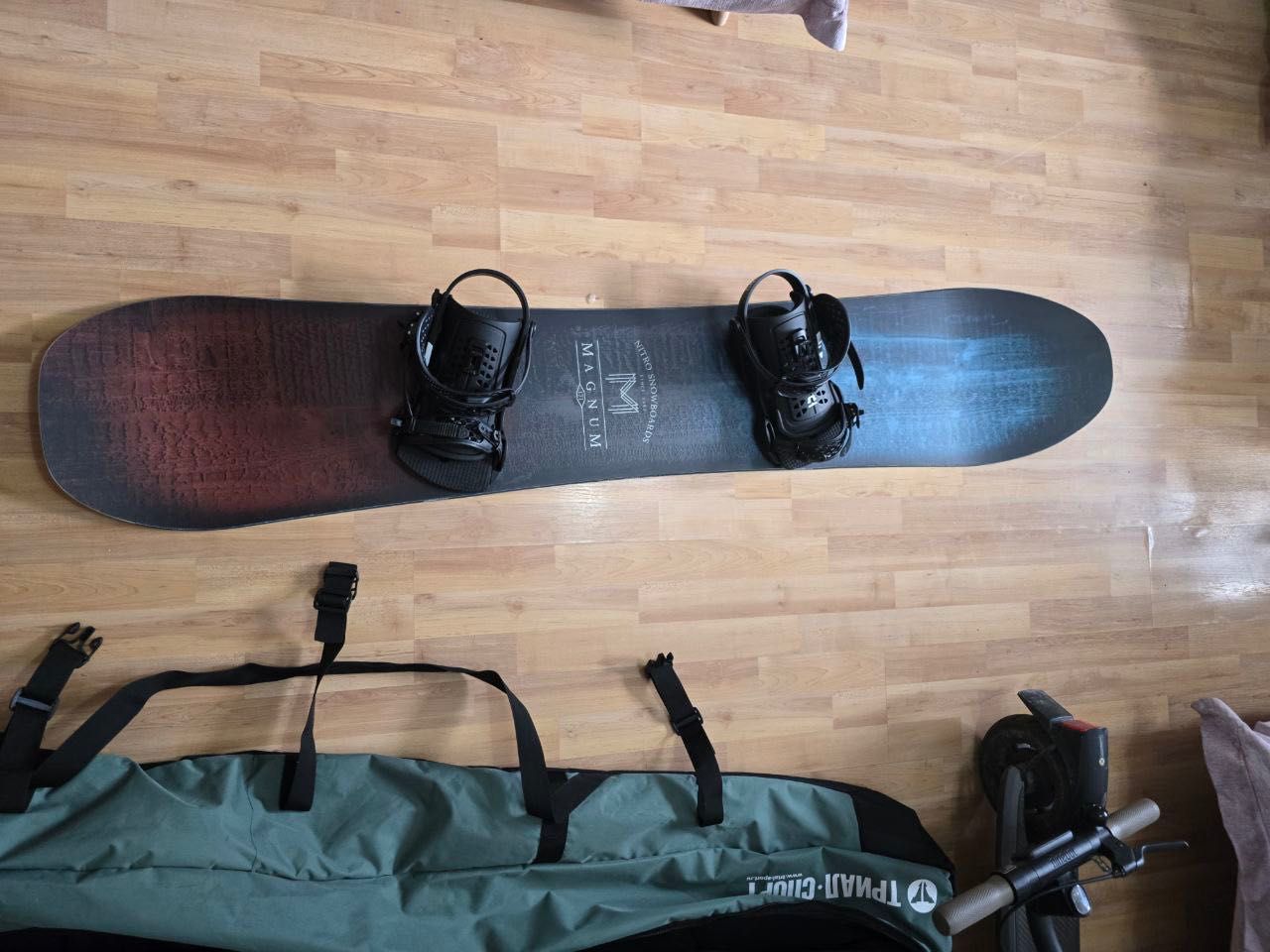 Сноуборд Nitro Magnum 171 (w). Крепления Union Force (L).