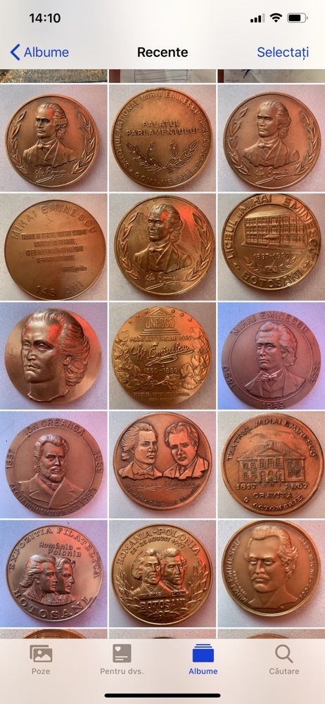 Colectie 33 medalii si plachete Mihai Eminescu