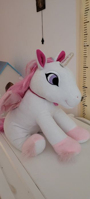 Jucarie de plus interactiva Noriel Pets-Printesa Luana Unicorn